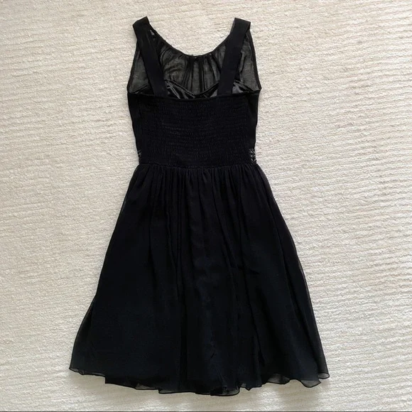 Little Mistress chiffon black dress - Picture 14 of 16